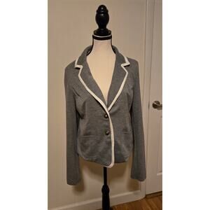 Vintage Aeropostale Gray Blazer with White Trim, XXL